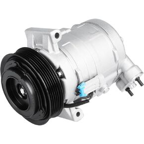 AC Compressor with A/C Clutch Fits for Chevrolet Equinox 2.4L 2010 2011, Fits for GMC Terrain 2.4L 2010 2011, 16003171-101, 16003171-102