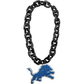 Aminco NFL Detroit Lions Team Fan Chain, Black