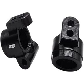 KYX Racing Aluminum Rear Spindle Rear C Hub Set Upgrades Parts Accessories for 1/16 1/18 RC Crawler Car LOSI Mini-B Brushed Mini-T Buggy