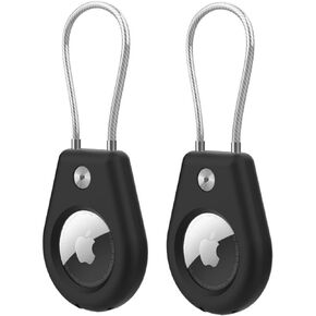 JJTechTeam Heavy Duty Protective Case For Apple Airtag 2 Pack - Secure Airtag Case