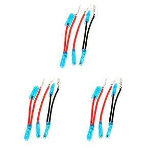 FXC Rocker Switch Jumper Wires Set with Male and Female Terminal for On/Off Rocker Switch Wiring 5 pin (5 Sets)