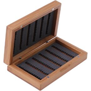 Sosoport Box Fishing Gear Case Bass Bait Case Fishing Tackle Organizer Bait Tackle Organizer Fly Organizer Fishing Lure Case Fishing Bait Case Flight Fly Hook Container Fixture Bamboo