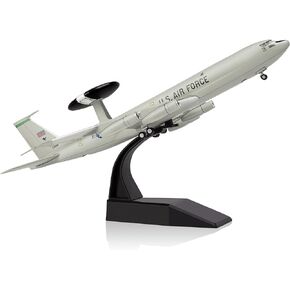 HANGHANG 1:200 Military Model Plane Boeing E-3 Sentry AWACS Alloy Fighter Plane Model,Model Airplane for Collection and Gift.