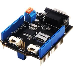 Seeed Studio CAN-Bus Shield V2 Compatible with Arduino for Controller and Transceiver, Arduino Shield Adopts MCP2515 and MCP2551.
