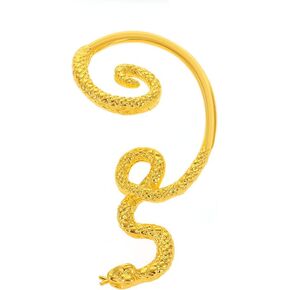 Snake Studs Earrings Gold Long Dangle Serpent Earrings Snake Climber Earrings CZ Snake Ear Clip Wrap Around Earring Silver Punk Snake Earrings Jewelry