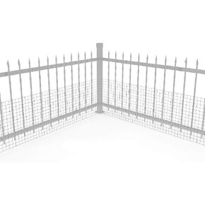 Dog Proofer Wide Gap Fence Dog Barrier Kit - 100' Kit