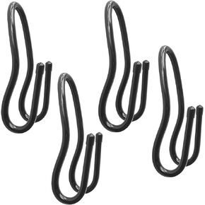 RUZUO Adjustable Car Seat Headrest Hook 4 Pack Car Storage Organizer Headrest Hanger Holder Hooks for Bags Purses Jackets Sweaters Hats Umbrella, Seat Hooks for Vehicle