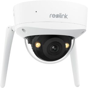 REOLINK 4K Wi-Fi 6 Security Camera with 125° Viewing Angle, Outdoor Camera with IK10 Vandal-Proof, Color Night Vision, Smart Detection, Two-Way Audio, Supports up to 256GB microSD Card, RLC-840WA
