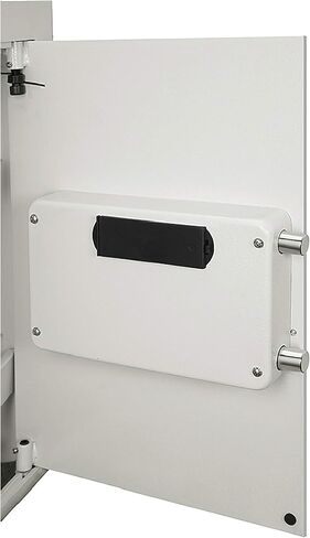 In-Wall Safe - Home or Business Safe with LED Keypad and 2 Manual Override Keys - Protects Cash, Jewelry, Passports, and More by Paragon Safes (Cream) in Saudi Arabia