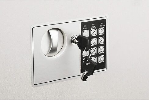 In-Wall Safe - Home or Business Safe with LED Keypad and 2 Manual Override Keys - Protects Cash, Jewelry, Passports, and More by Paragon Safes (Cream) in Saudi Arabia