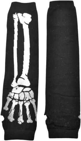 قفازات جميلة على شكل هيكل عظمي وأكمام لتدفئة الذراع على الطراز القوطي in Kuwait