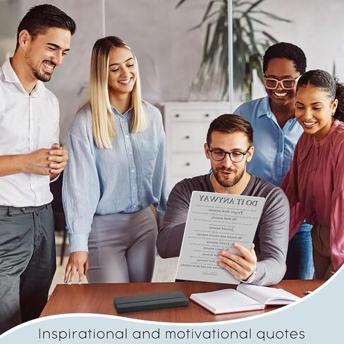 Large Table Decor Do It Anyway - Mother Teresa Quotes - Inspirational Desk Decor for Office Women, Motivational Gifts for Graduates, Therapist Office Decor in Kuwait