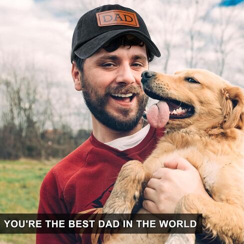 MEINICY Best Dog Mom Dad Hat Gifts for Mom Dad Women Men Grandma, Birthday Gifts Baseball Cap in Saudi Arabia