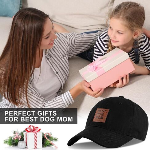 MEINICY Best Dog Mom Dad Hat Gifts for Mom Dad Women Men Grandma, Birthday Gifts Baseball Cap in Kuwait