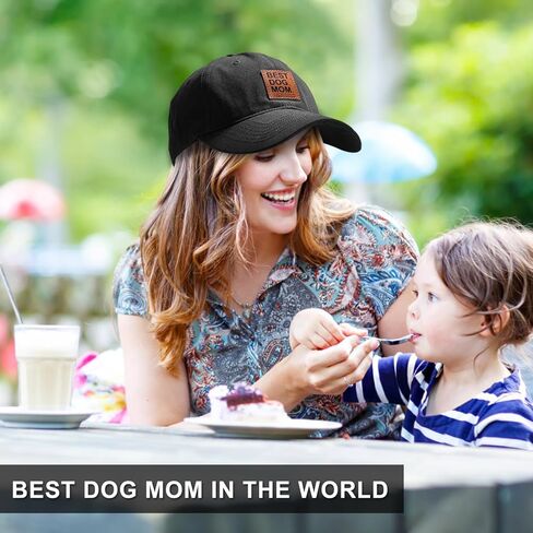 MEINICY Best Dog Mom Dad Hat Gifts for Mom Dad Women Men Grandma, Birthday Gifts Baseball Cap in Kuwait