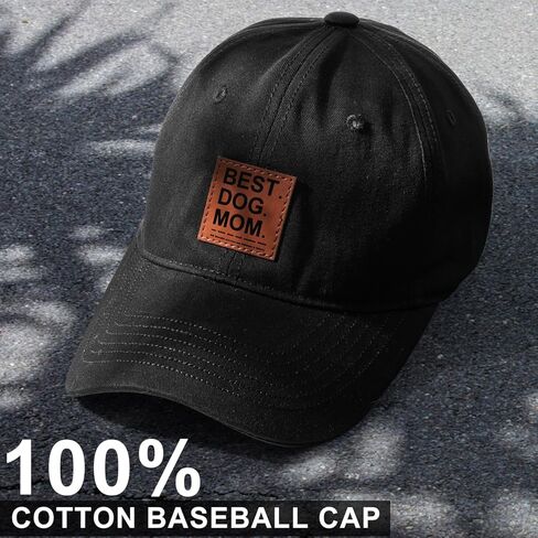 MEINICY Best Dog Mom Dad Hat Gifts for Mom Dad Women Men Grandma, Birthday Gifts Baseball Cap in Kuwait