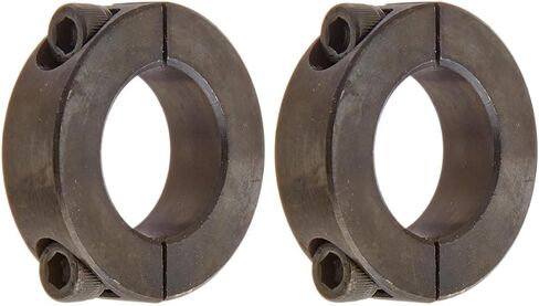 Climax Metals Part 2C-100، فولاذ معتدل، طلاء أكسيد أسود، طوق تثبيت، تجويف 1 بوصة، 1 3/4 بوصة OD، عرض 1/2 بوصة، برغي مشبك 1/4-28 × 5/8 بوصة (عبوة من قطعتين) ) in Kuwait