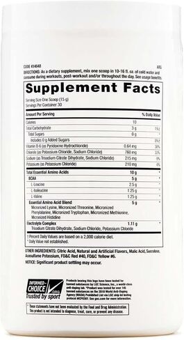 GNC Pro Performance Essential Amino Complete, Tangy Orange, 30 Servings, Supports Muscle Recovery in Saudi Arabia