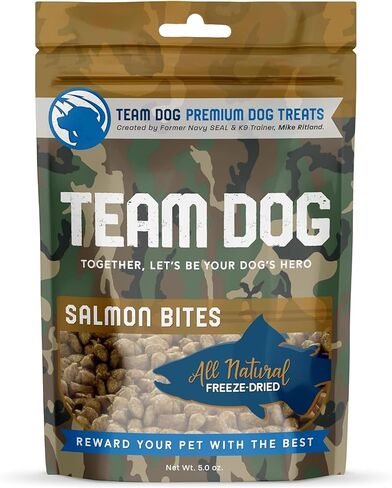 Team Dog Freeze Dried Turkey Dog Treats for Training | Healthy Gluten Free, Grain Free Dog Treats | No Added Fillers, Flavoring or by-Products | for All Breeds & Sizes | 5.2 Oz in Saudi Arabia