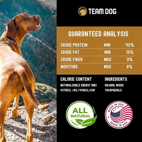 Team Dog Freeze Dried Turkey Dog Treats for Training | Healthy Gluten Free, Grain Free Dog Treats | No Added Fillers, Flavoring or by-Products | for All Breeds & Sizes | 5.2 Oz in Saudi Arabia