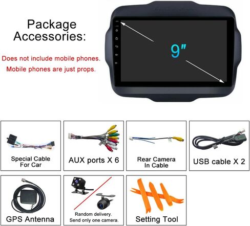 ترقية راديو Android Jeep Renegade 2015-2020 متوافق مع Carplay اللاسلكي Android Auto 1280X720 شاشة تعمل باللمس ستيريو بلوتوث FM GPS للملاحة وحدة رأس مشغل الوسائط المتعددة in Kuwait