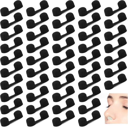 100 Pieces Disposable Nose Filters Nose Plug Filter for Spray Tanning Softness Sponge Nose Filter for Sunless Outdoor Nose Protection(White) in Saudi Arabia