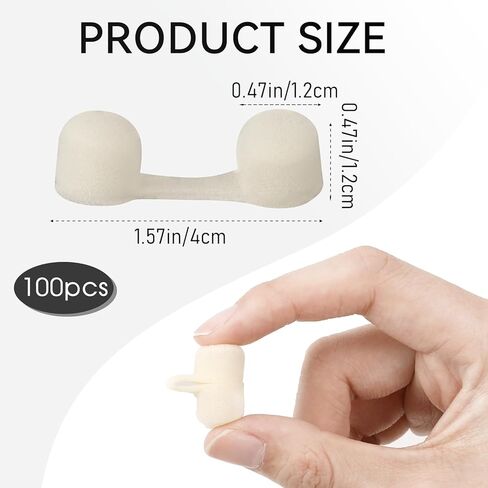 100 Pieces Disposable Nose Filters Nose Plug Filter for Spray Tanning Softness Sponge Nose Filter for Sunless Outdoor Nose Protection(White) in Saudi Arabia