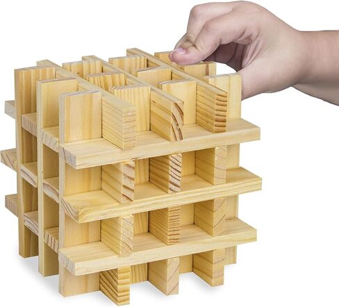 Imagination Generation Constructables! Pine Wood Building Planks, 150 Pieces - Educational Tinker Toys for Kids & Teens - STEM Stacking Blocks for Boys & Girls - Wooden Playset for Learning in Saudi Arabia