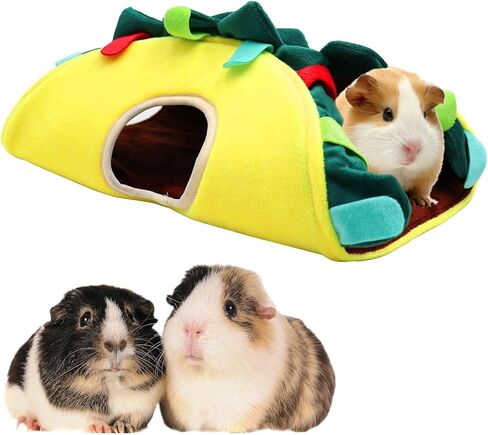 بيت نفق خنزير غينيا، سرير خنزير غينيا، مخبأ للحيوانات الصغيرة، ملحقات قفص الحيوانات الصغيرة، نفق مخبأ، موائل عش النوم قابلة للغسل للأرنب خنزير غينيا، الفئران، السكر، القنفذ المنزلق in Kuwait
