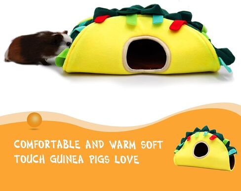 بيت نفق خنزير غينيا، سرير خنزير غينيا، مخبأ للحيوانات الصغيرة، ملحقات قفص الحيوانات الصغيرة، نفق مخبأ، موائل عش النوم قابلة للغسل للأرنب خنزير غينيا، الفئران، السكر، القنفذ المنزلق in Kuwait