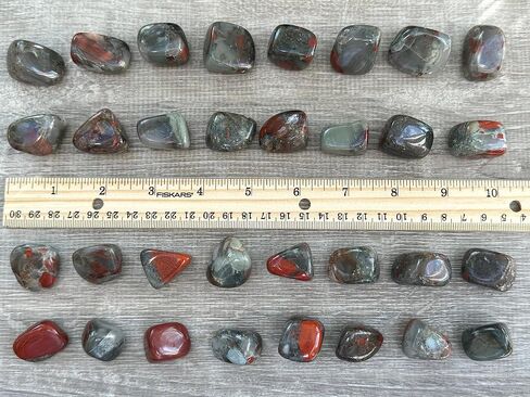 GAF TREASURES 5 Pcs Black Onyx Tumbled Stones, Polished Natural Black Onyx Gemstone, Black Onyx Healing Crystals (Black Onyx) in Saudi Arabia