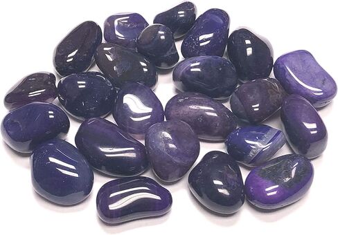 Zentron Crystal Collection Tumbled Purple Agate - 3 Pound in Saudi Arabia