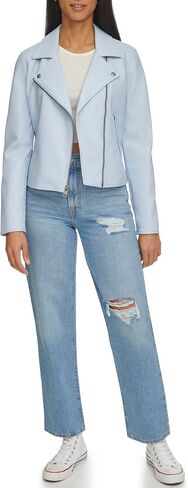 Levi's Women's Smooth Faux Leather Moto in Saudi Arabia
