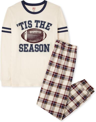 The Children's Place Adult Football Pajamas, Cotton in Saudi Arabia