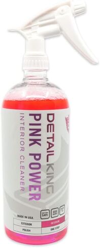 Detail King Pink Power Automotive Interior Cleaner - Pint - Perfect for Vinyl, Plastic & Leather Surfaces in Saudi Arabia