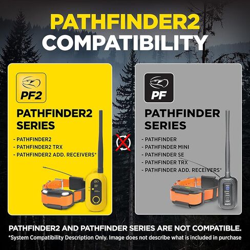Dogtra Pathfinder TRX Additional Receiver GPS-Only Tracking Collar with 2-Second Update Rate, 9-Mile 21-Dog Expandable Waterproof Smartphone No Subscription Fee, Free Satellite Map in Saudi Arabia