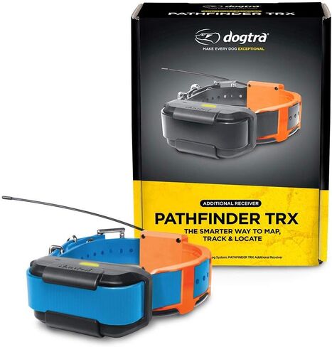 Dogtra Pathfinder TRX Additional Receiver GPS-Only Tracking Collar with 2-Second Update Rate, 9-Mile 21-Dog Expandable Waterproof Smartphone No Subscription Fee, Free Satellite Map in Saudi Arabia