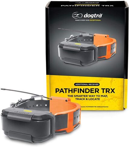 Dogtra Pathfinder TRX Additional Receiver GPS-Only Tracking Collar with 2-Second Update Rate, 9-Mile 21-Dog Expandable Waterproof Smartphone No Subscription Fee, Free Satellite Map in Saudi Arabia