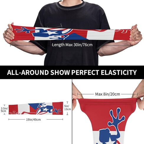 UOER Dominican Republic Flag Arm Sleeves for Men Women UV Sun Protection Arm Cover Sleeves Sports Compression Cooling Sleeve in Saudi Arabia