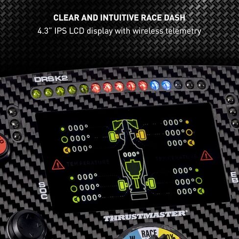 عجلة Thrustmaster Formula Wheel Add-On Ferrari SF1000 Edition، عجلة طبق الأصل لأجهزة PS5 / PS4 / Xbox Series X|S/Xbox One/PC - مرخصة رسميًا من فيراري in Kuwait