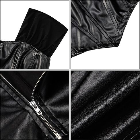 المرأة مثير بو الجلود مشد المحاصيل الأعلى معطلة الكتف القمم القوطية بوستير بروتيل تانك الأعلى in Kuwait