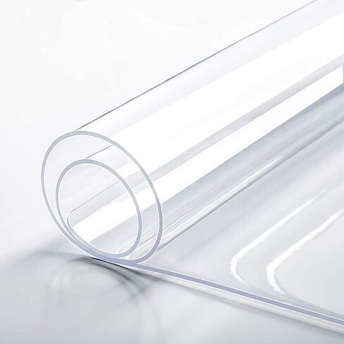 وسادة حماية لغطاء مكتب من مادة TPU مقاس 16 × 24 بوصة من CenterZ - آمنة غذائيًا وليست من مادة PVC - بسمك 1.5 مم من الكريستال الشفاف المقاوم للماء والزيت المقاوم للانزلاق وصديقة للبيئة لسطح الطاولة في المنزل والمكتب وسطح الطاولة in Kuwait