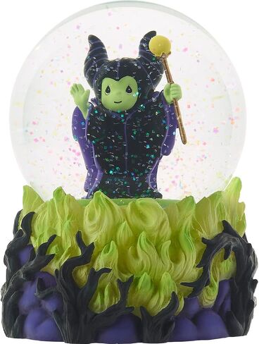 Precious Moments Disney Maleficent Musical Snow Globe | Resin and Glass Snow Globe | Disney Collectible Décor & Gifts | Sleeping Beauty in Saudi Arabia