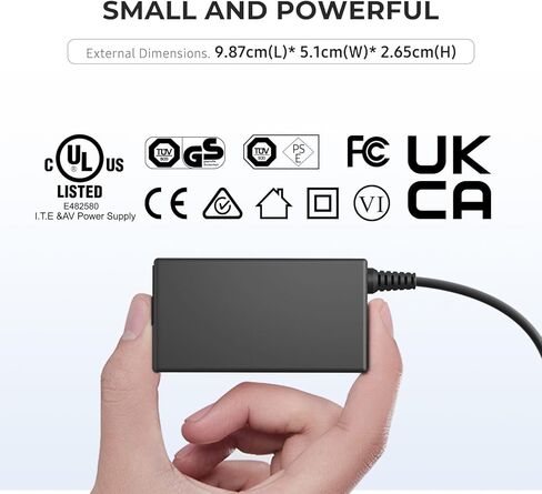 CASIMY 24V Power Cord Adapter Compatible with HP Sprocket Studio 3MP72A 3MP72A#1H6 VCVRA-1802 WAP3033 3MP73A 3MP74A 3MP73A#B1H 3MP74A#B1H 3XT68A 6SE04A 6SE05A 7MR43A Photo Printer Power Supply in Saudi Arabia