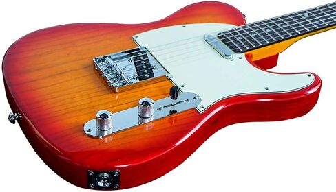 Monoprice 6 String Electric Guitar Pack, Right, Blonde (610019) in Saudi Arabia