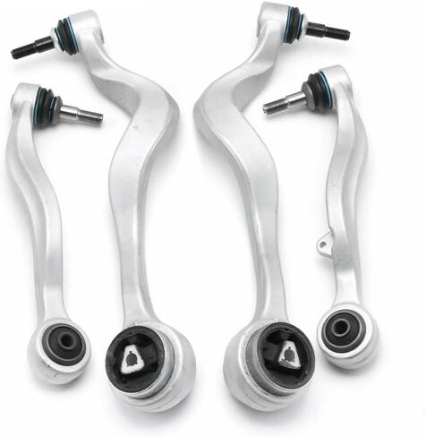 KaolaParts 8Pcs Front Suspension Kit Lower Control Arm with Ball Joint Sway Bar Link Outer Tie Rod End Compatible with BMW 06-07 525i, 08-10 528i, 06-07 530i, 08-10 535i,04-05 545i, 06-10 550i in Saudi Arabia