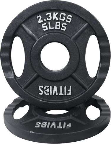 Signature Fitness Cast Iron Plate Weight Plate for Strength Training and Weightlifting, Standard or Olympic, Multiple Sizes in Saudi Arabia