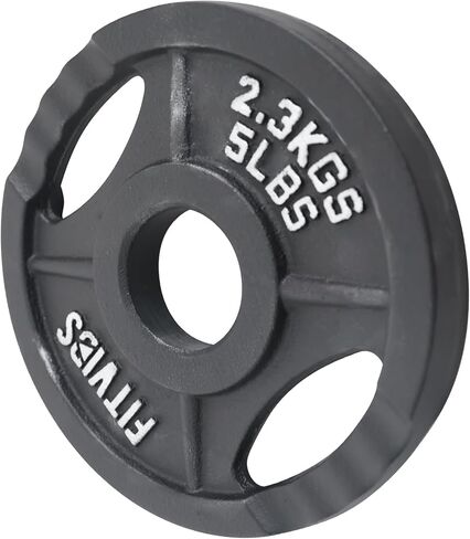 Signature Fitness Cast Iron Plate Weight Plate for Strength Training and Weightlifting, Standard or Olympic, Multiple Sizes in Saudi Arabia