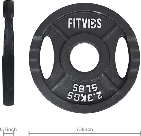 Signature Fitness Cast Iron Plate Weight Plate for Strength Training and Weightlifting, Standard or Olympic, Multiple Sizes in Saudi Arabia