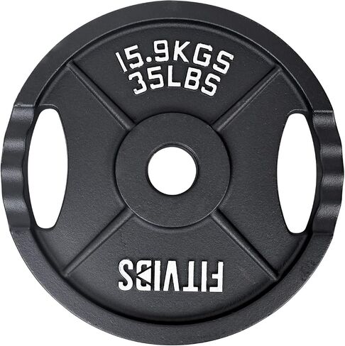 Signature Fitness Cast Iron Plate Weight Plate for Strength Training and Weightlifting, Standard or Olympic, Multiple Sizes in Saudi Arabia